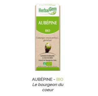 Herbalgem -  AUBÉPINE - BIO Gemmothérapie concentré - 30 ml